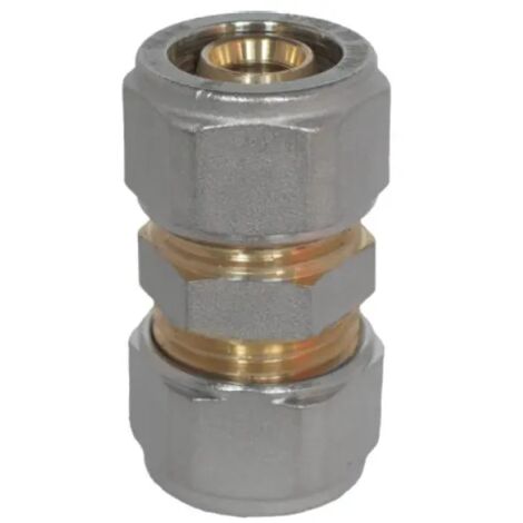 Raccordo diritto intermedio a stringere per tubo multistrato serie 7250 Ø16 RINALDI E PETTINAROLI