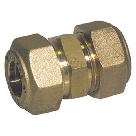 RACCORDO DIRITTO INTERMEDIO DOPPIO O-RING TIEMME GAS 12 -CONF