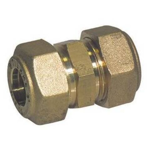 RACCORDO DIRITTO INTERMEDIO DOPPIO O-RING TIEMME GAS