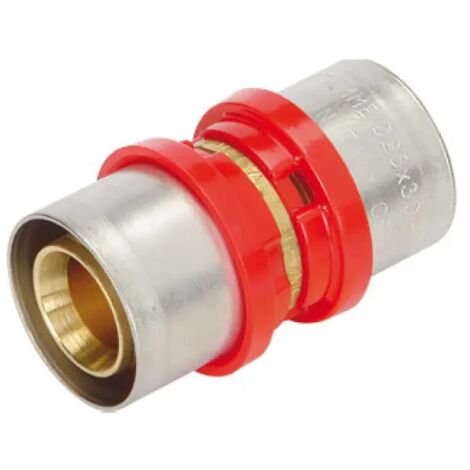 Raccordo diritto intermedio ridotto a pressare per tubo multistrato modellocobrapress Ø63x50 TIEMME