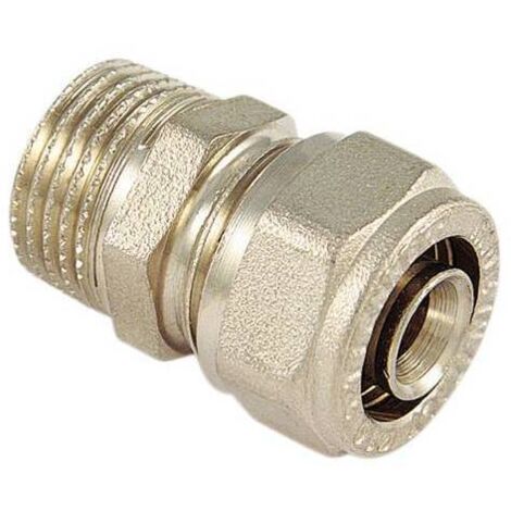 RACCORDO DIRITTO M.20X1/2 X MULTISTRATO. Prezzo per 1 pezzo.