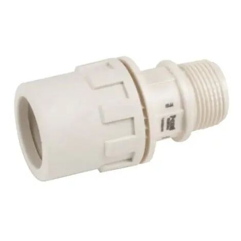 Raccordo diritto maschio a passaggio totale connessione mediante bicchieratura in tecnopolimero serie pexal easy 20x2 - 3/4" VALSIR