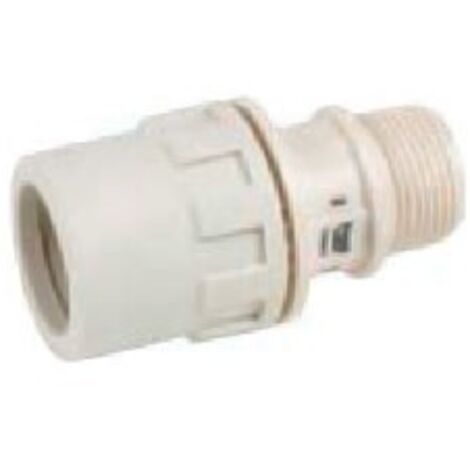 Raccordo diritto maschio a passaggio totale connessione mediante bicchieratura in tecnopolimero serie pexal easy 26x3 - 3/4" VALSIR