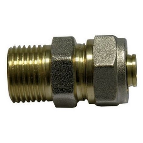 RACCORDO DIRITTO MASCHIO DFX Diam. 1/2 x 20  -CONF