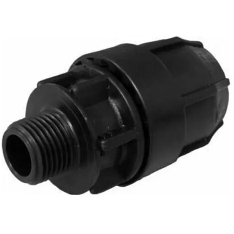 Raccordo diritto maschio femmina a compressione in polipropilene serie elopress ø90x3 pn10 NUPI