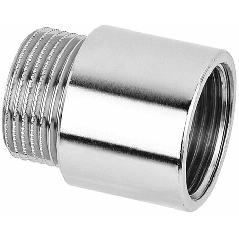 RACCORDO DIRITTO MASCHIO/FEMMINA IN OTTONE CROMATO SERIE 1500 1X50 MM    PETTINAROLI