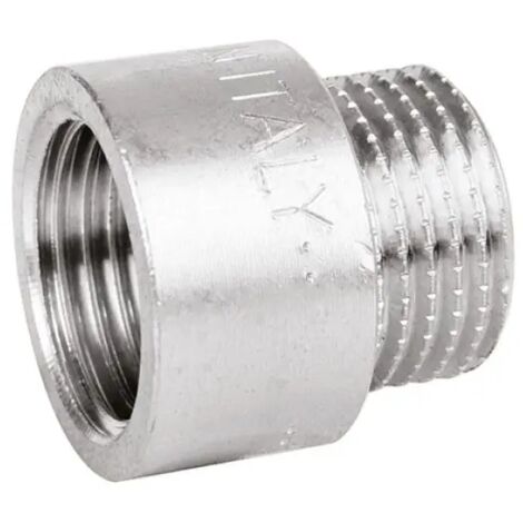 Raccordo diritto maschio/femmina in ottone cromato serie 1500 3/4"x15 mm RINALDI E PETTINAROLI