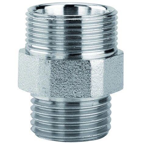 RACCORDO DIRITTO MASCHIO IN OTTONE CROMATO 3/4 ø18 C/KIT RAME M 24X19   ARTECLIMA S.R.L.