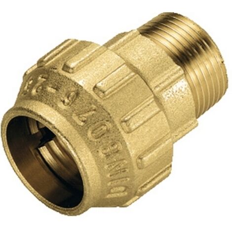 RACCORDO DIRITTO MASCHIO IN OTTONE TIEMME- 1 x 32- TIEMM- pezzi 1