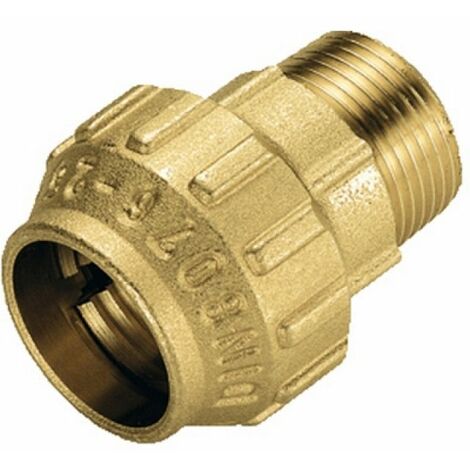 RACCORDO DIRITTO MASCHIO IN OTTONE TIEMME 1&quot x 32