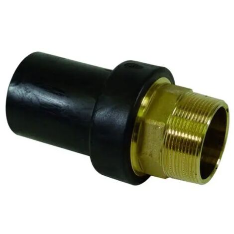 Raccordo diritto maschio per manicotti monoline pe 100 ø50x11/2 NUPI