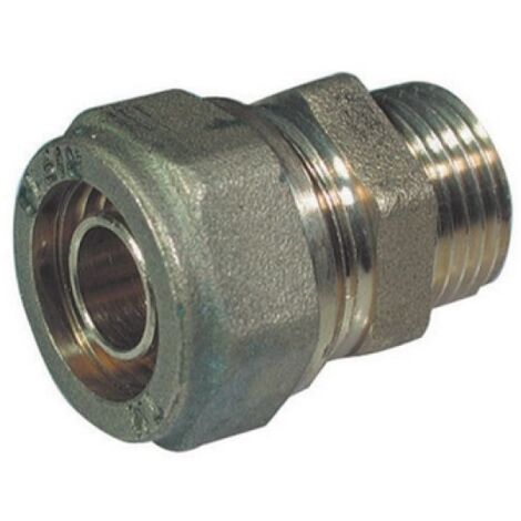 RACCORDO DIRITTO MASCHIO PER TUBO COBRA-PEX 1/2 x 22