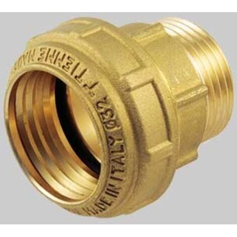 RACCORDO DIRITTO MASCHIO PN 25 COBRARING - 50 x 1"1/2