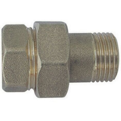 RACCORDO DIRITTO  MF 3 PEZZI  OTTONE GIALLO 11/4 TIEMME