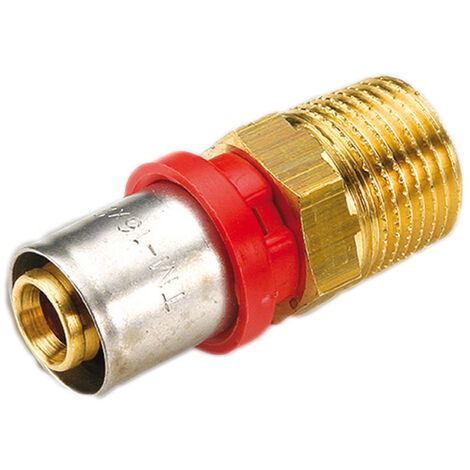 Raccordo diritto/niples maschio 2" ø63 multistrato a pressare