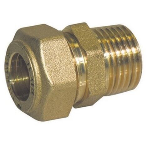 RACCORDO DIRITTO O-RING MASCHIO CONICO TIEMME GAS 1/2 x 16 -CONF