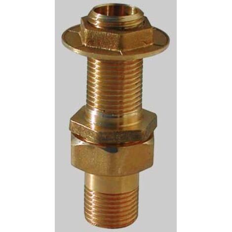 RACCORDO DIRITTO PER CASSONI IN OTTONE - 1"1/2