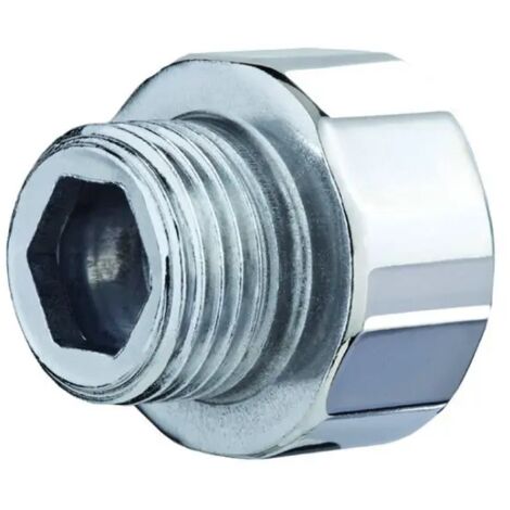 Raccordo diritto ridotto maschio/femmina in acciaio zincato f 1/2"x m 1/4" OTER