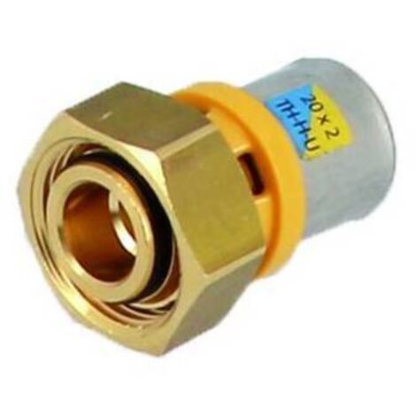 RACCORDO DIRITTO SEDE PIANA CON GIRELLO E GUARNIZIONE 1" x 26 GF