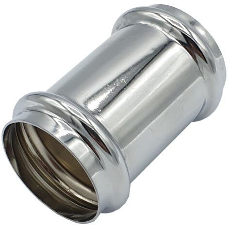 Raccordo doppio cromato per sifone da 32 mm