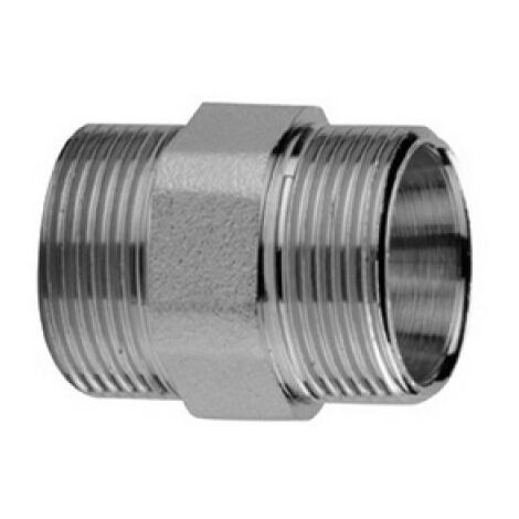 RACCORDO DOPPIO CROMO 1/2&quot
