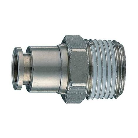 Raccordo dritto auto filetto maschio ac 50/a ani mm 10x1/4m (10 pezzi) Ani