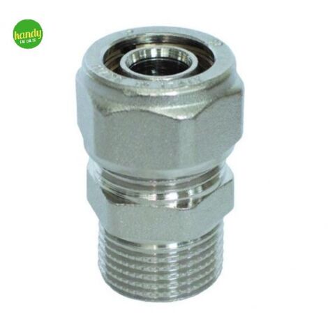 Raccordo dritto per multistrato rinaldi & pettinaroli maschio 3/4 x Ø 20 mm