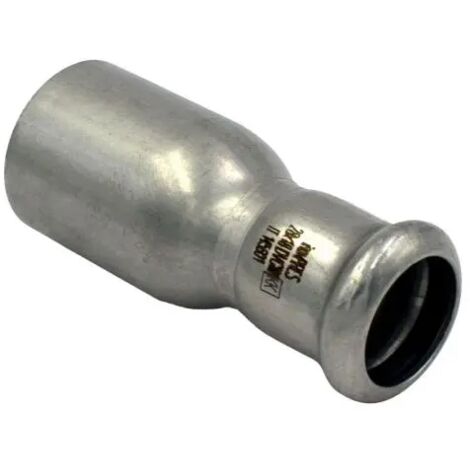Raccordo dritto ridotto a pressare maschio femmina in acciaio inox serie inoxpres uniko ø22x18 FRABO