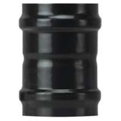 Raccordo f/f per stufe a pellet nero opaco pesante mm.1,2  - ø cm.10 f/f 2 pezzi Save