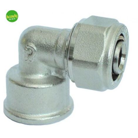 Raccordo femmina curvo per multistrato rinaldi & pettinaroli 3/4 x Ø 20 mm