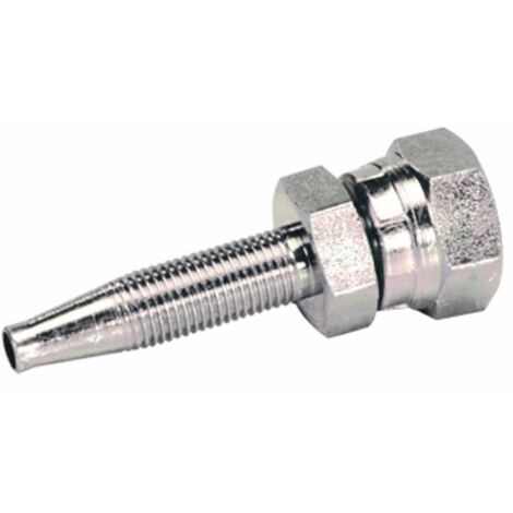 Raccordo femmina diritta recuperabile filetto 1/4” tubo 1/4”