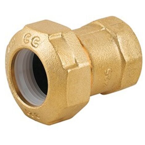 RACCORDO FEMMINA IN OTTONE PER TUBO PE 2" x 63