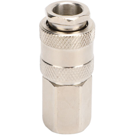 Raccordo femmina NPT in acciaio da 1/4 di pollice, stile M, raccordo universale per tubo flessibile dell'aria industriale per compressore.