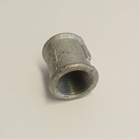 Raccordo ff 1/2'' - 2pz manicotto giunzione di ghisa zincata malleabile