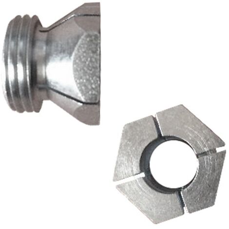 RACCORDO FILETTATO 3/8 RESISTENZE LINEARI STUFE A PELLET DIAMETRO 9,50mm
