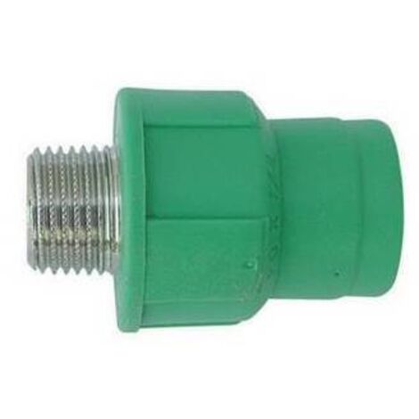 RACCORDO FILETTATO MASCHIO 3/4 x Diam. 25 Grigio DH