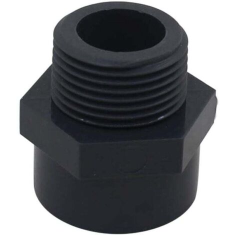 Raccordo filettato maschio in PVC 20 25 32 40 50 63 75 90 110mm raccordo a vite per piscine, raccordo misto PVC, manicotto filettato in PVC (diametro interno 40mm - filettatura 1-1/4")