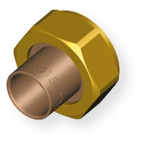 Raccordo gas a saldare tc 3/4 x 14mm k2 teco k2cs1401