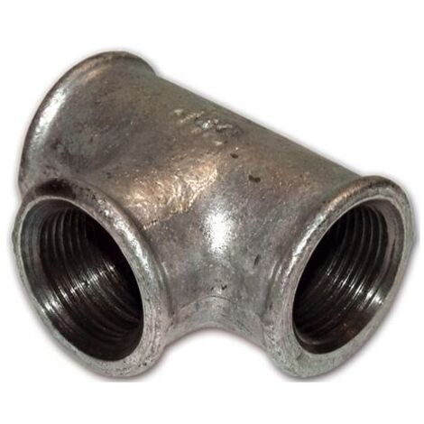 Raccordo Ghisa Zincata a T 1/2