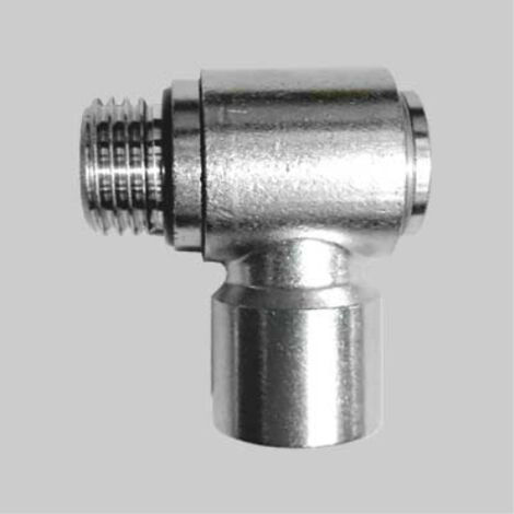 Raccordo girevole a 'l' attacco femmina 1/4"x1/4" mm (10 pezzi) SPIRALFLEX