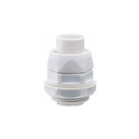 Raccordo Girevole Diritto Con Passo Gas Rdg IP54 Diametro Guaina 50Mm Grigio Ral7035