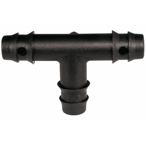Raccordo goccia a goccia té Ø16 scanalato  per 2