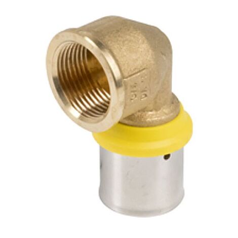 Raccordo gomito femmina 16x2 x 1/2" - Pexal Gas - raccordo a pressare VS0180605
