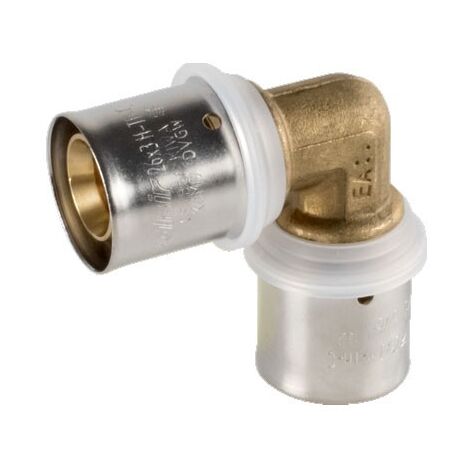 Raccordo gomito intermedio ø16/2 x 16/2 Pexal Brass - raccordo a pressare VS0170403