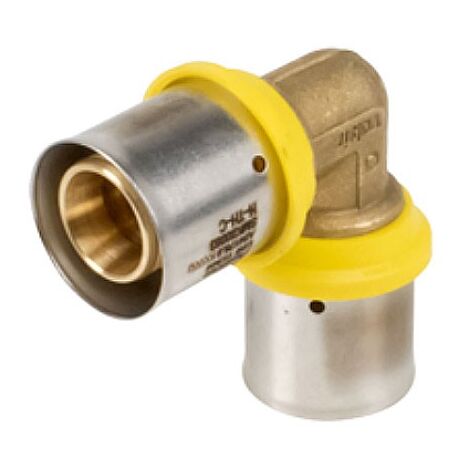 Raccordo gomito intermedio 26x3 x 26x3 - Pexal Gas - raccordo a pressare VS0180413