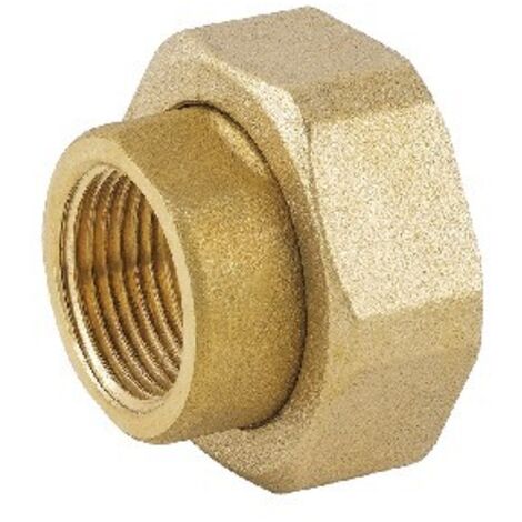 RACCORDO IN 2 PZ FF PER POMPA CON GUARNIZIONE 3/4" x 1"1/4