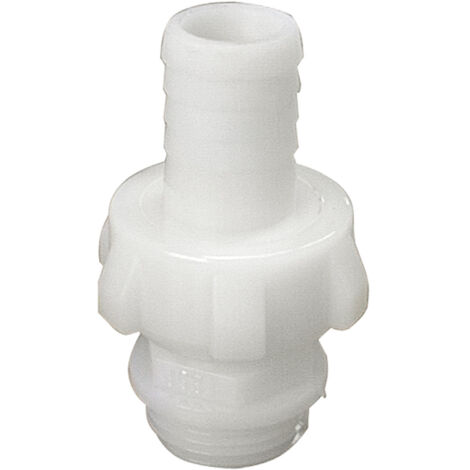 RACCORDO IN NYLON PER POMPE DIRITTO 3PZ. mis. 1.1/4x40