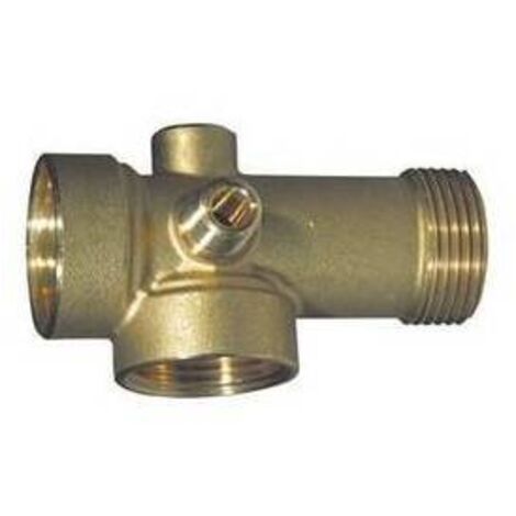 RACCORDO IN OTTONE A 5 VIE PROLUNGATO H. 91 mm.