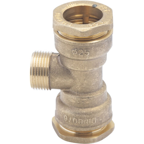 Raccordo in ottone a T 3-4 m d25 Plymouth
