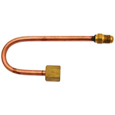 Raccordo in rame - 1/4" SAE MF spessore 1mm, ad inversione a 180° 00000011376